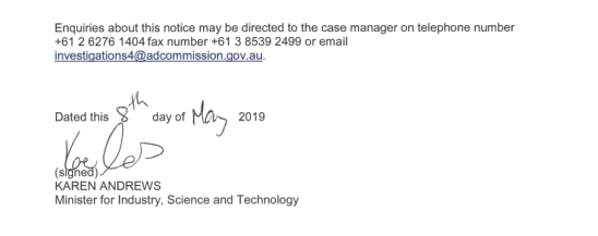 我司“雙反”案在澳“畢業”， 獲0.2%象征性反補貼稅率結束復審之路！(圖3)